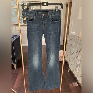 J Brand Low Rise Flare Jeans